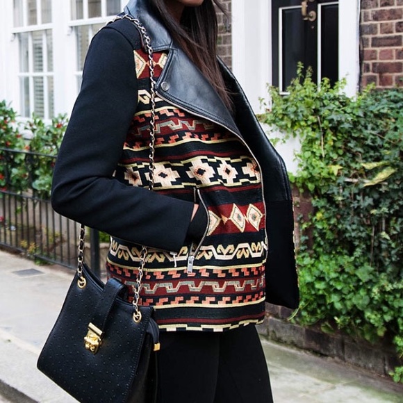 zara aztec jacket